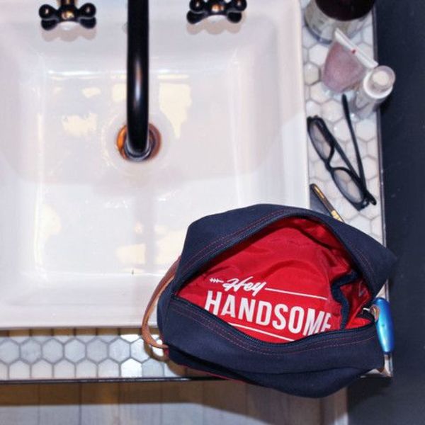 Owen & Fred Hey Handsome Shaving Kit Bag Navy Owen & Fred Hey Handsome Shaving Kit Bag Navy