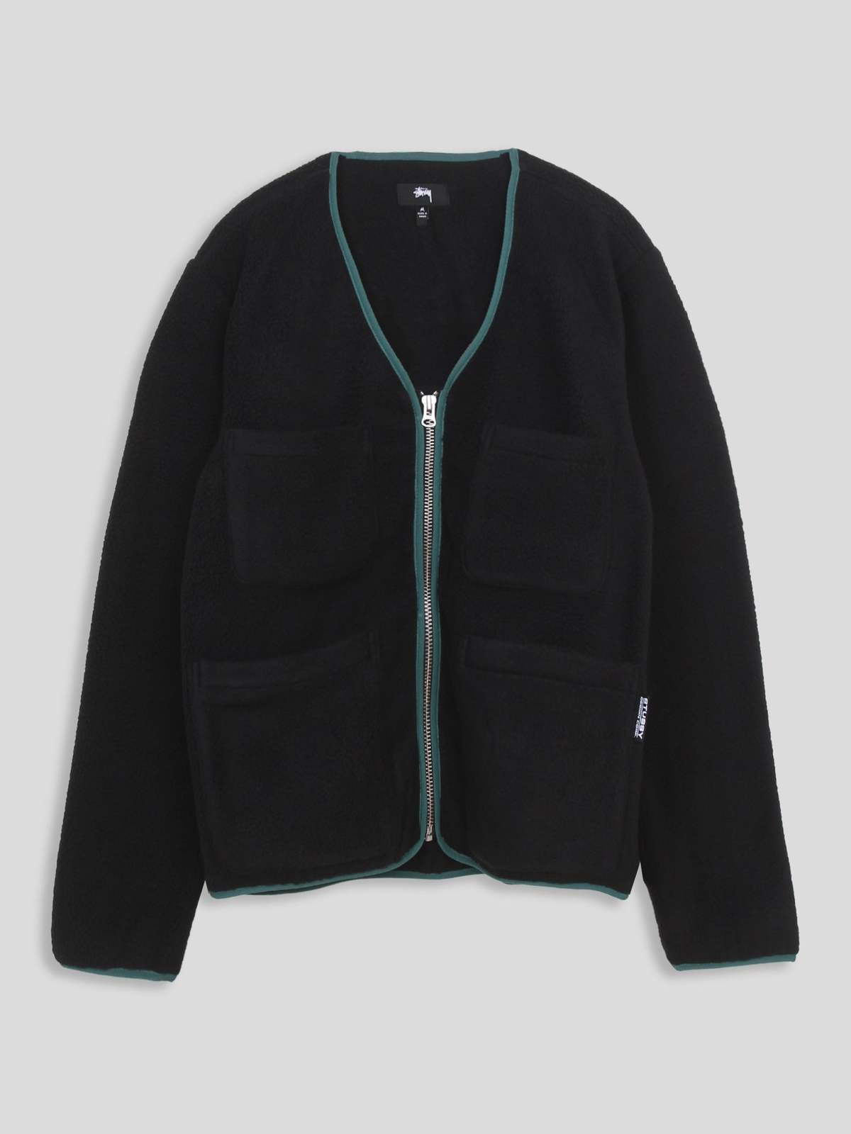 Stussy Polar Fleece Cardigan - Image 1 of 4