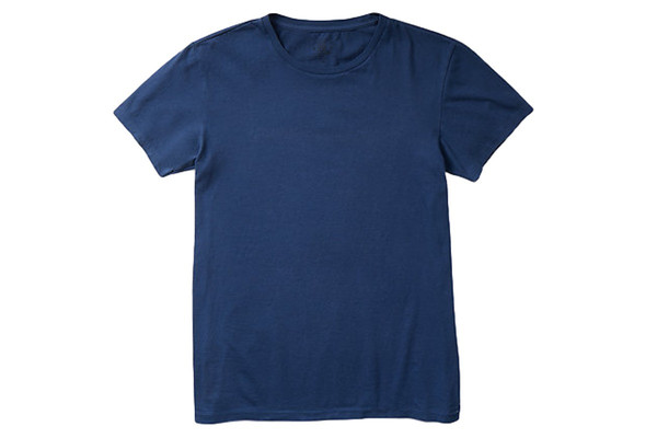 RRL DUNGEON BLUE CREWNECK T-SHIRT RRL DUNGEON BLUE CREWNECK T-SHIRT