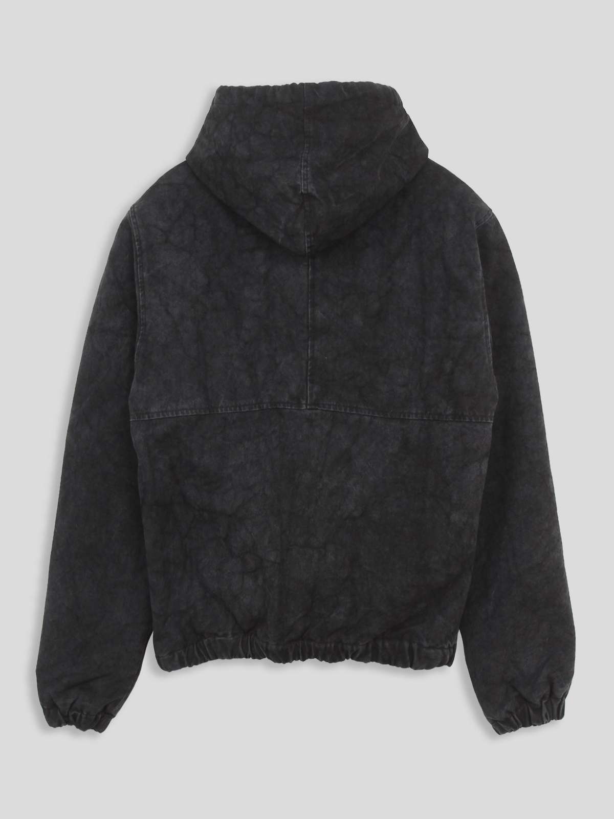 Stussy Washed Canvas Insulated Jacket - Black - Image 2 of 3