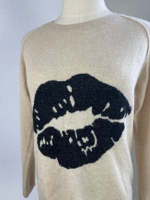 brodie cashmere lips sweater