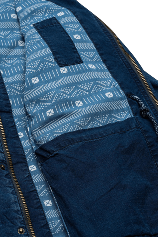 Faherty Brand Military Jacket Indigo Faherty Brand Military Jacket Indigo