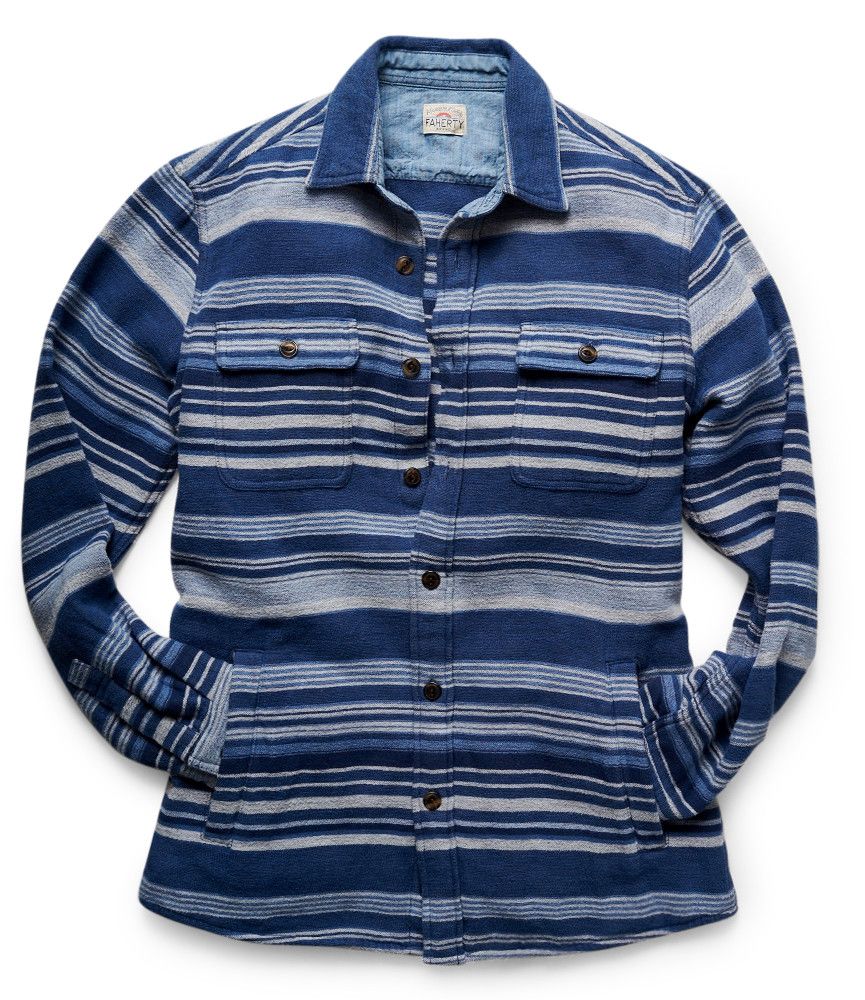 faherty quilted barn coat