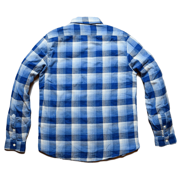 Faherty Brand Seasons Workshirt Indigo Fade Faherty Brand Seasons Workshirt Indigo Fade
