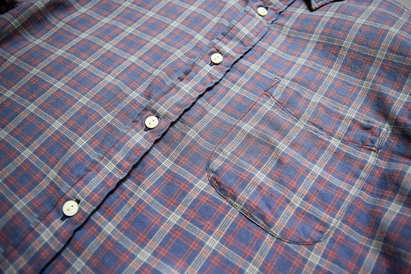 Faherty Brand Ventura Shirt Dusty Blue/Orange Faherty Brand Ventura Shirt Dusty Blue/Orange