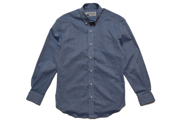 SANTIAGO SHIRT CO. BLUE OXFORD SANTIAGO SHIRT CO. BLUE OXFORD