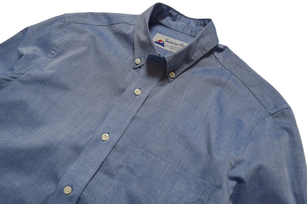 SANTIAGO SHIRT CO. BLUE OXFORD SANTIAGO SHIRT CO. BLUE OXFORD