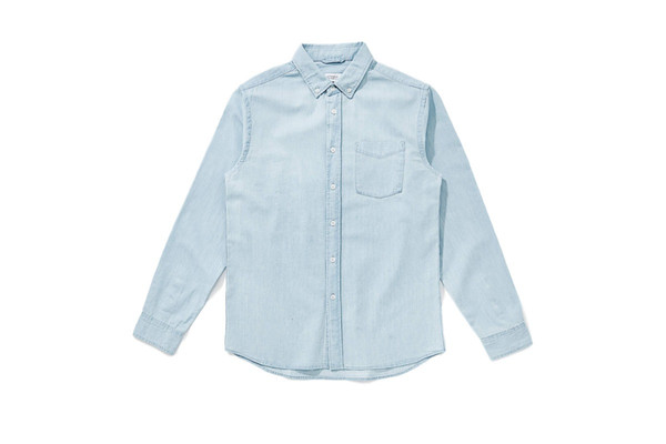 Saturdays NYC Saturdays Crosby Denim Shirt Washed Indigo Saturdays NYC Saturdays Crosby Denim Shirt Washed Indigo