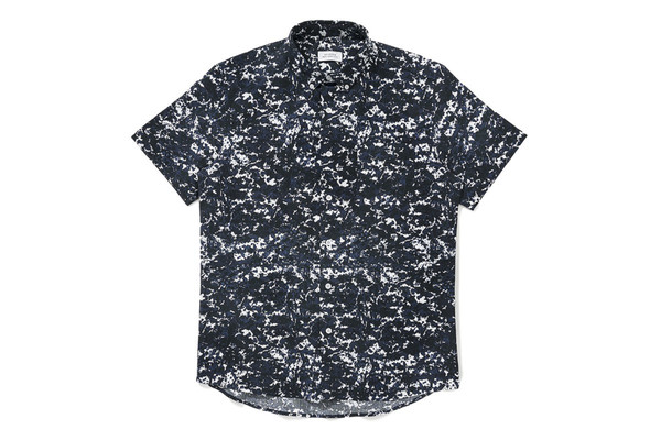 Saturdays NYC Saturdays Esquina Shirt Ash Print Saturdays NYC Saturdays Esquina Shirt Ash Print