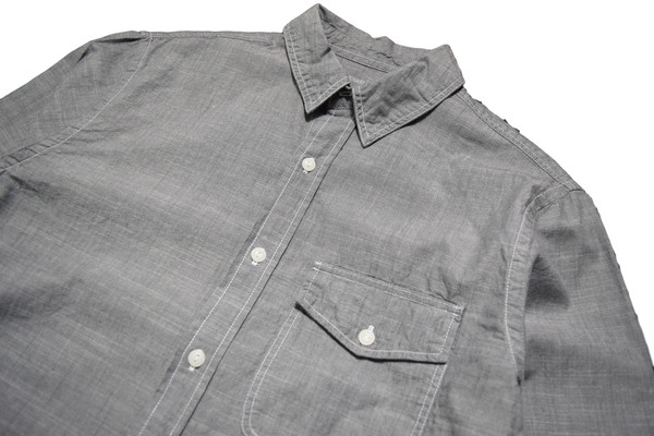 Save Khaki Chambray Work Shirt Save Khaki Chambray Work Shirt