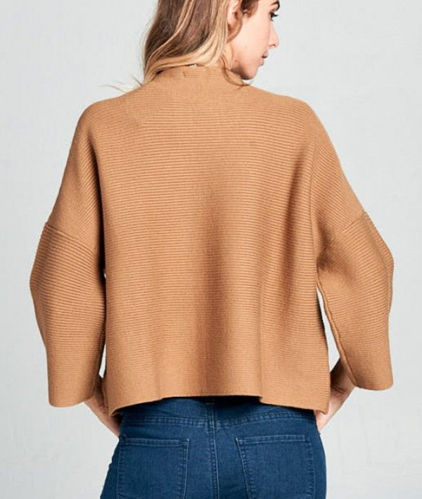 camel dolman sweater