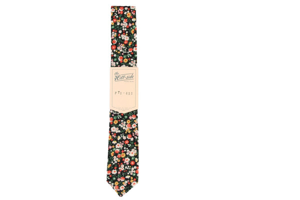 The Hillside Pointed Tie Small Flowers The Hillside Pointed Tie Small Flowers