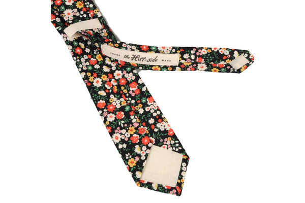 The Hillside Pointed Tie Small Flowers The Hillside Pointed Tie Small Flowers