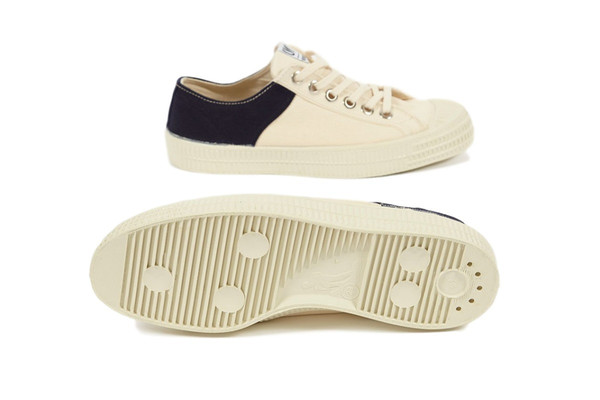 Universal Works X Novesta Star Master UW Two-Tone In Navy/Ecru Canvas Universal Works X Novesta Star Master UW Two-Tone In Navy/Ecru Canvas
