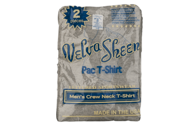 Velva Sheen Crew Neck Pocket Tee - Heather Grey 2 Pack Velva Sheen Crew Neck Pocket Tee - Heather Grey 2 Pack