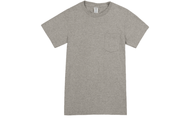 Velva Sheen Crew Neck Pocket Tee - Heather Grey 2 Pack Velva Sheen Crew Neck Pocket Tee - Heather Grey 2 Pack