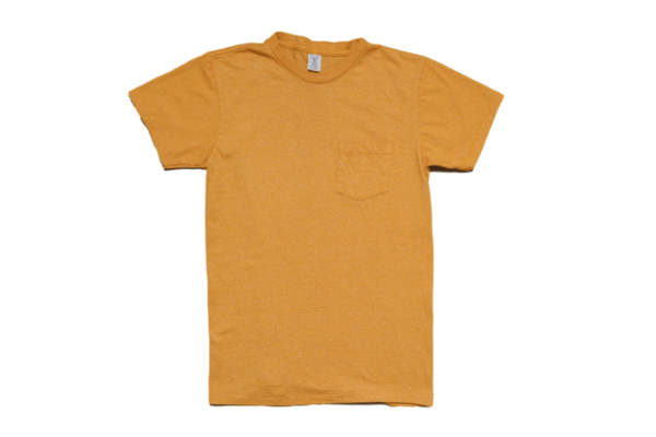 Velva Sheen Twist Pocket Tee Heather Gold Velva Sheen Twist Pocket Tee Heather Gold