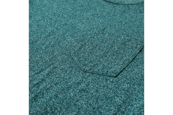Velva Sheen Twist Pocket Tee Heather Green Velva Sheen Twist Pocket Tee Heather Green