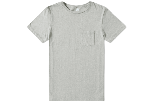 Velva Sheen Twist Pocket Tee Heather Grey Velva Sheen Twist Pocket Tee Heather Grey