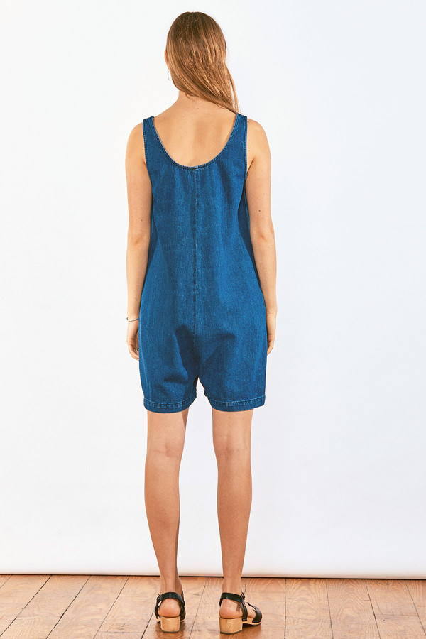 Ilana Kohn Gary Romper Denim Ilana Kohn Gary Romper Denim