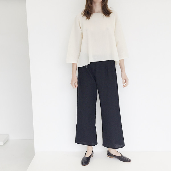 LLOYD Black Linen Pant LLOYD Black Linen Pant