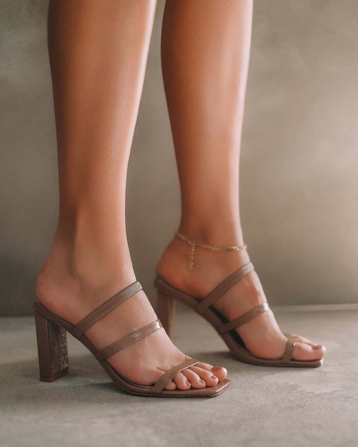 BILLINI Emely Sandals - Patent Pecan - Image 1 of 4