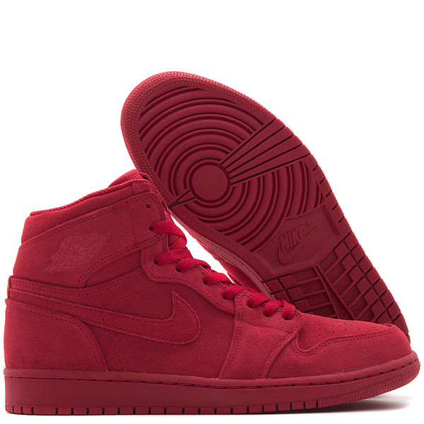 JORDAN 1 RETRO HIGH RED SUEDE / GYM RED JORDAN 1 RETRO HIGH RED SUEDE / GYM RED