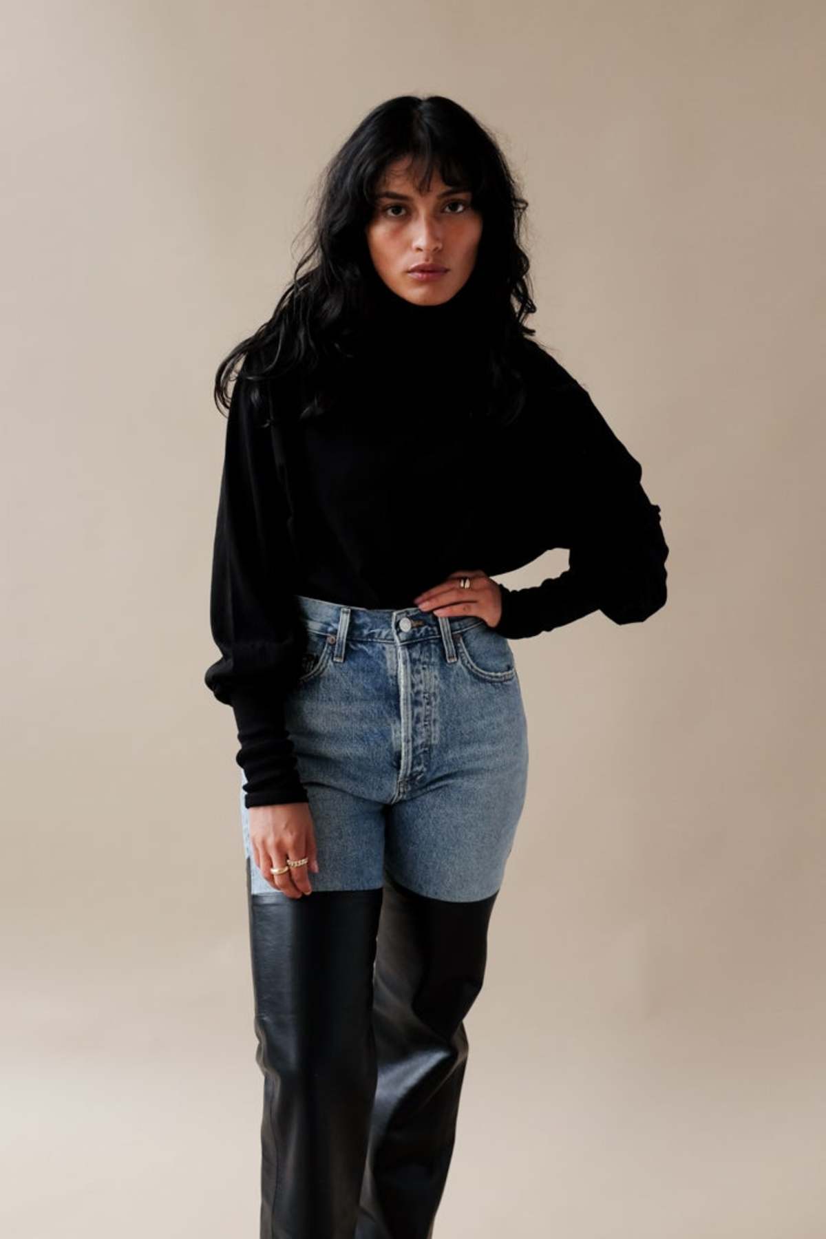 Just Female ADAPT KNIT BLOUSE - Image 1 of 4