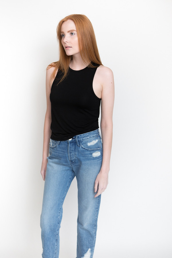 BLQ Basiq Muscle Tank - Black BLQ Basiq Muscle Tank - Black