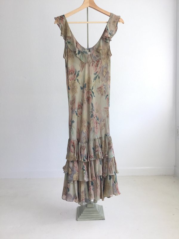 Vintage Ralph Lauren Picnic Dress - Print | Garmentory