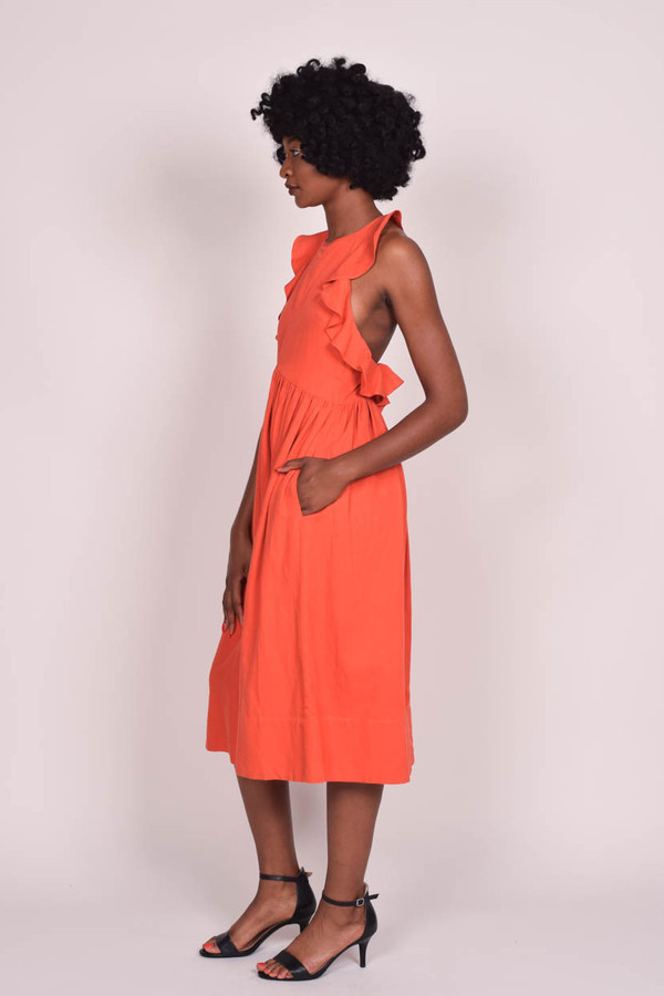 Ulla Johnson Cecily Dress - Chili Ulla Johnson Cecily Dress - Chili