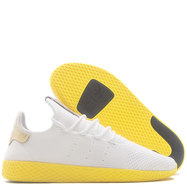 ADIDAS ORIGINALS BY PHARRELL TENNIS HU WHITE / YELLOW ADIDAS ORIGINALS BY PHARRELL TENNIS HU WHITE / YELLOW