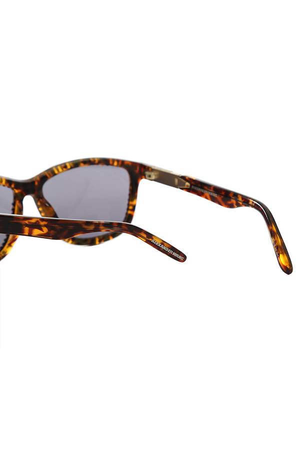 Linda Farrow x Alexander Wang Brown Zipper Motif Sunglasses  display picture 3
