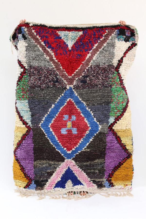 Artist Boucherouite Rug M1 17 4 Artist Boucherouite Rug M1 17 4