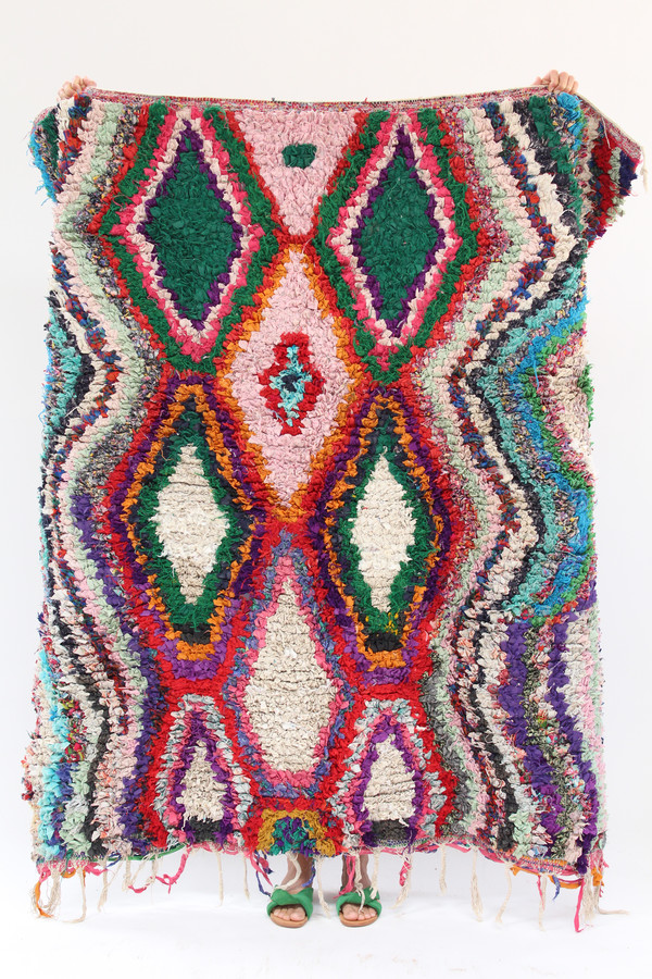 Artist Boucherouite Rug M1 17 5 Artist Boucherouite Rug M1 17 5