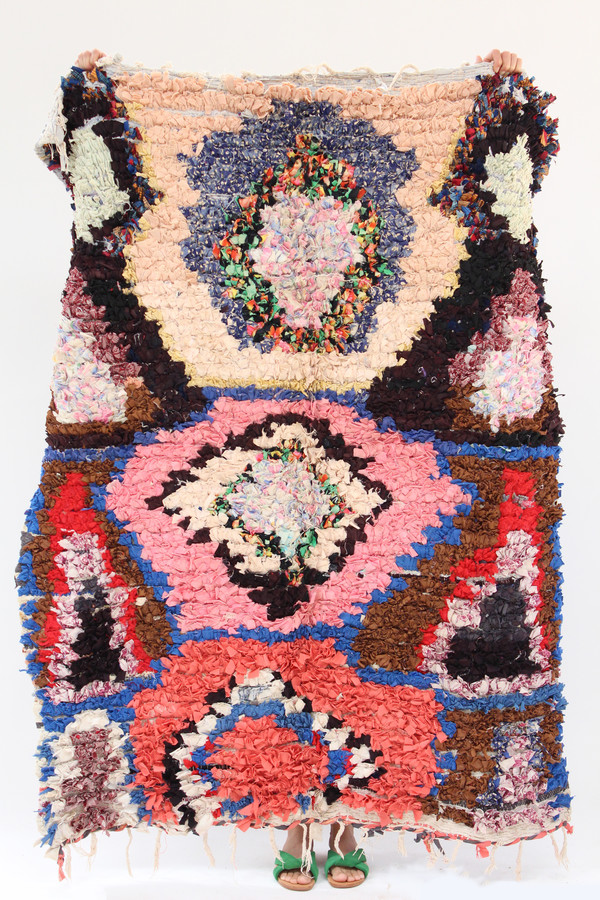 Artist Boucherouite Rug M1 17 7 Artist Boucherouite Rug M1 17 7