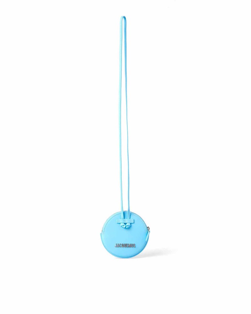 Jacquemus Le Pitchou Leather Purse - Light Blue | Garmentory