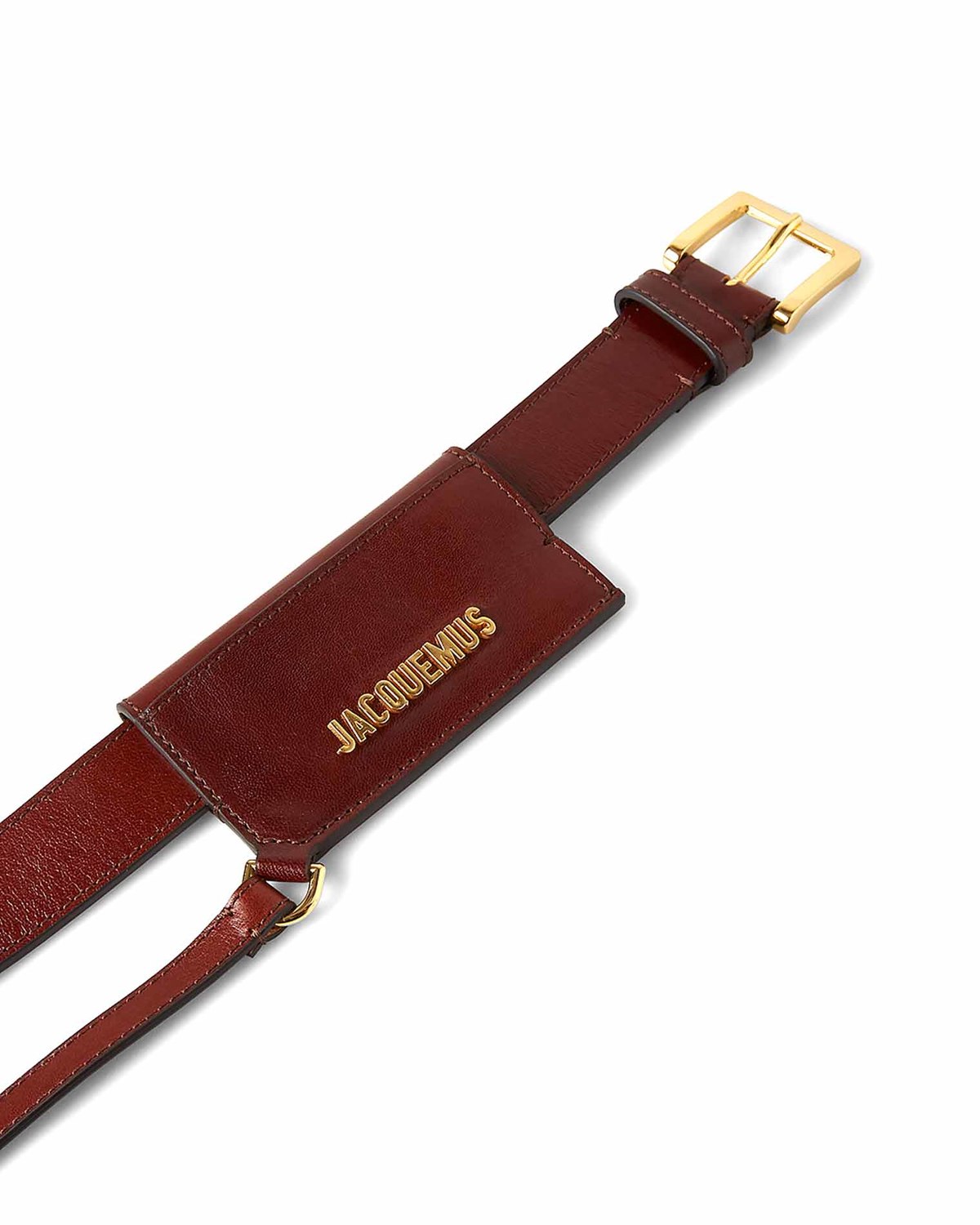 Jacquemus La Ceinture Portes Cartes Leather Belt - Brown | Garmentory
