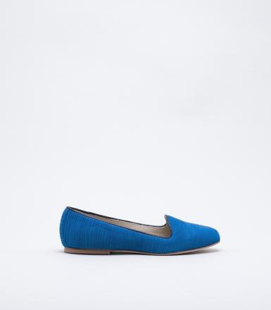Anniel Smoking Slipper - Cobalt Anniel Smoking Slipper - Cobalt