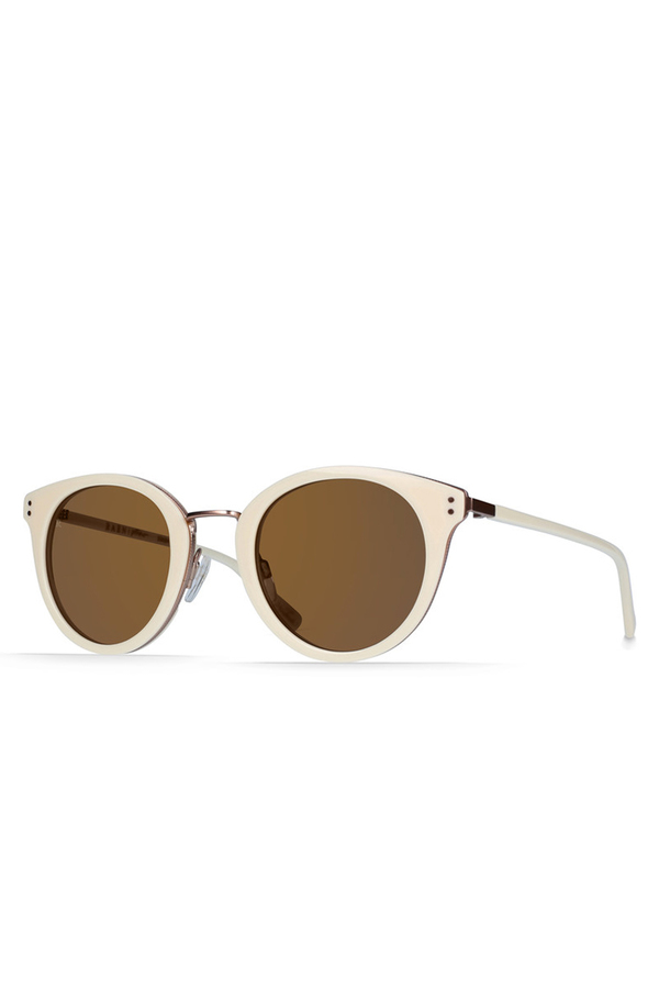 Potrero Sunglasses- Bone/ Rose Gold Potrero Sunglasses- Bone/ Rose Gold