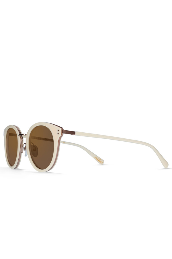 Potrero Sunglasses- Bone/ Rose Gold Potrero Sunglasses- Bone/ Rose Gold