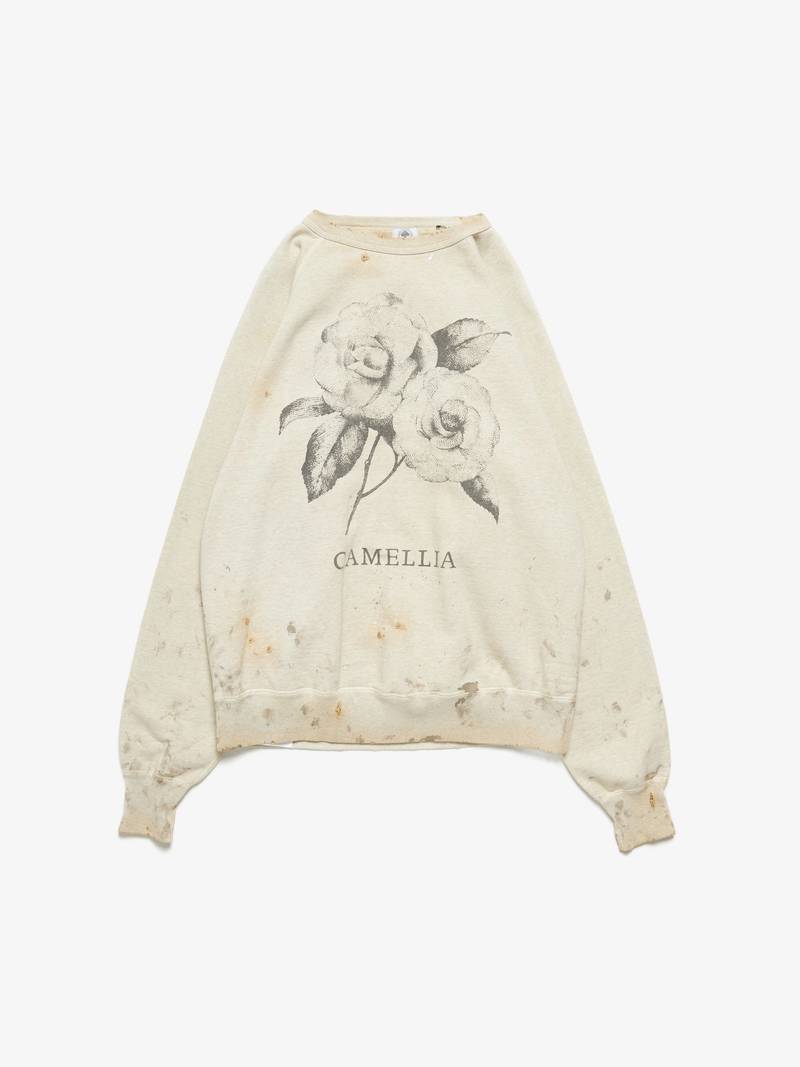 SAINT MXXXXXX 'CAMELLIA' スウェットシャツ 関税送料込【SAINT Mxxxxxx】CAMELLIA SWEATSHIRT / スウェット