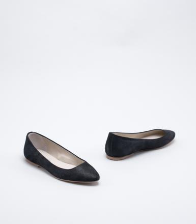 Anniel Pointed Ballerina - Black Anniel Pointed Ballerina - Black