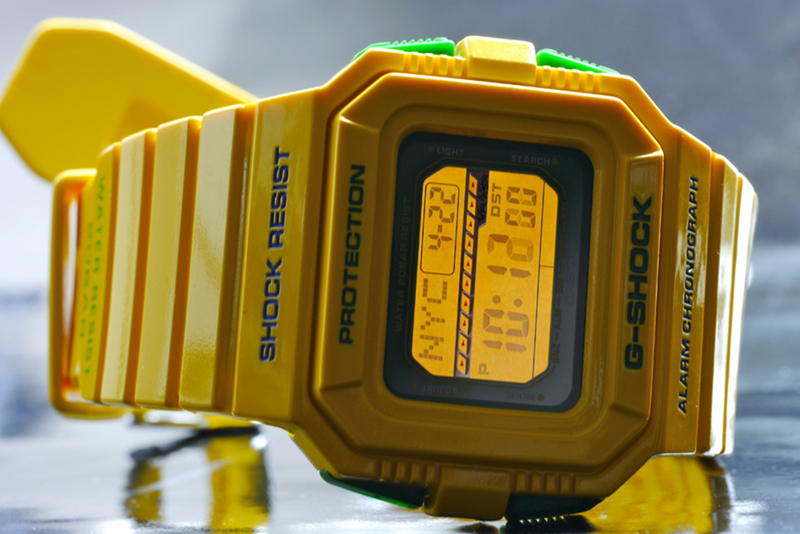 G-SHOCK GLS-5500CC-9JF　イエロー　　グリーン G-SHOCK GLS-5500CC-9JFイエローグリーン