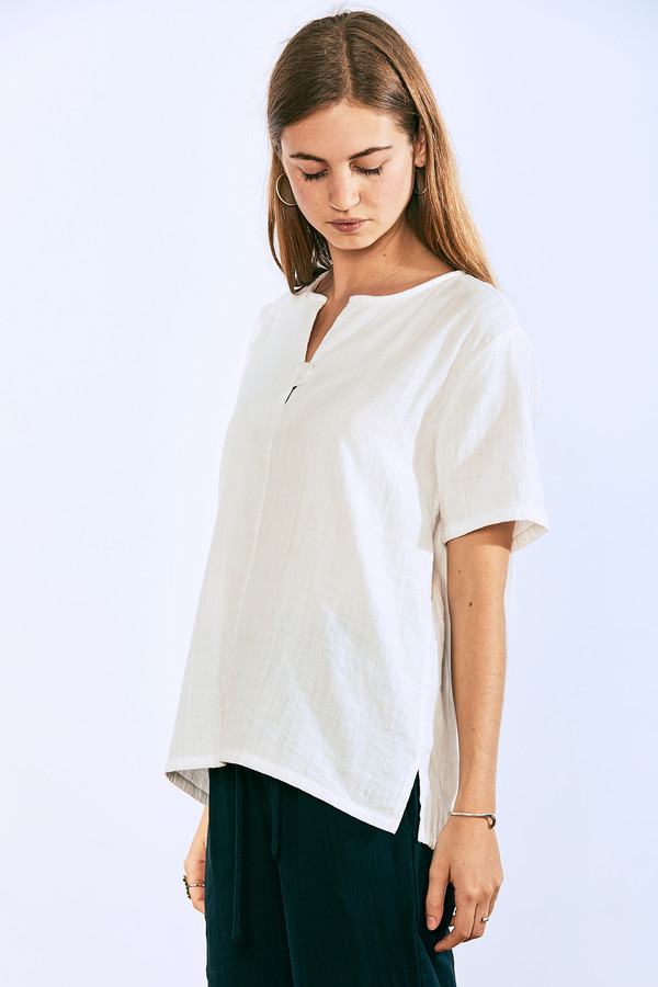 wrk-shp Droplet Top White wrk-shp Droplet Top White
