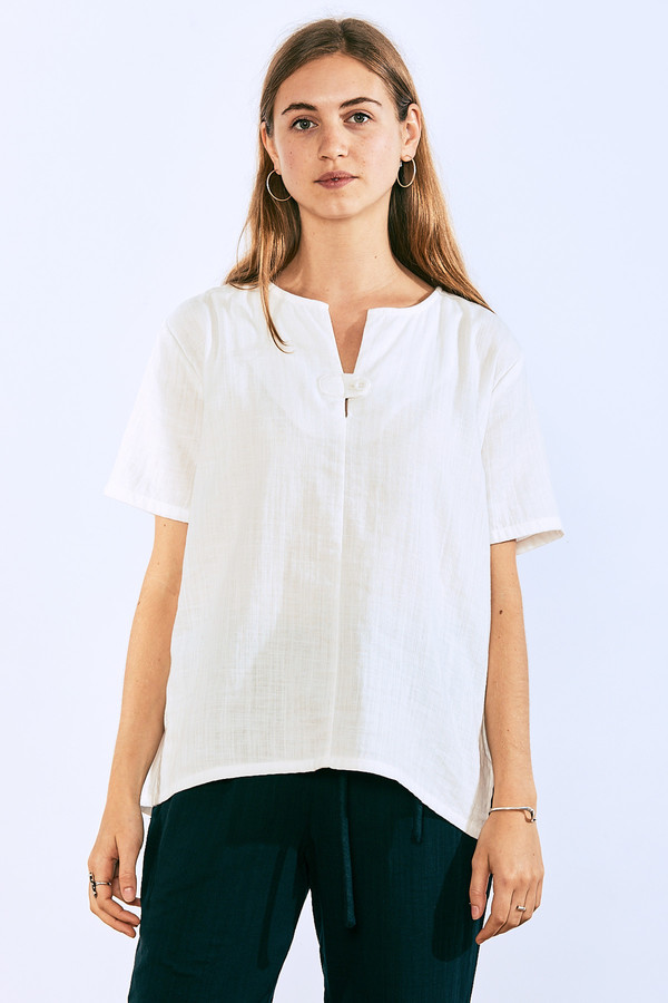 wrk-shp Droplet Top White wrk-shp Droplet Top White