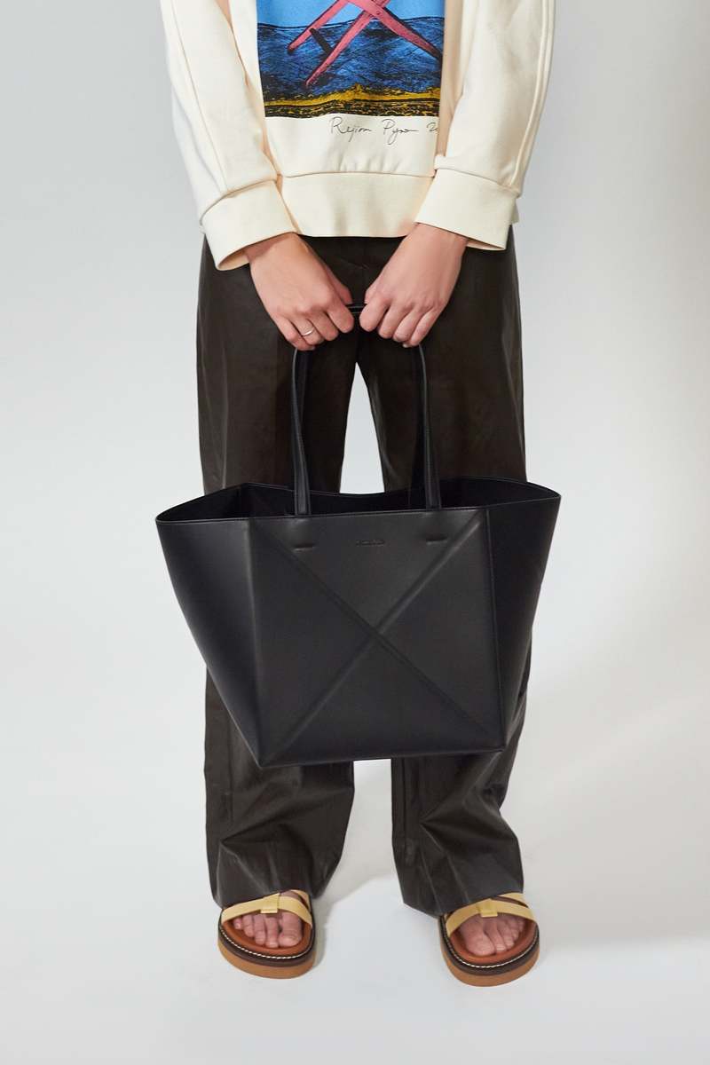 Nanushka The Origami Tote - Black | Garmentory
