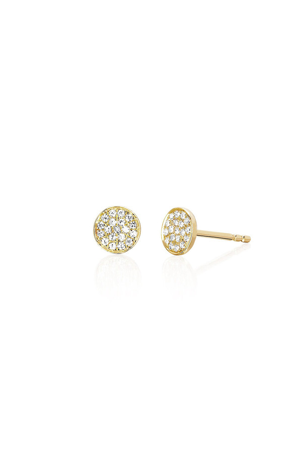 EF Collection Diamond Mini Disc Studs EF Collection Diamond Mini Disc Studs