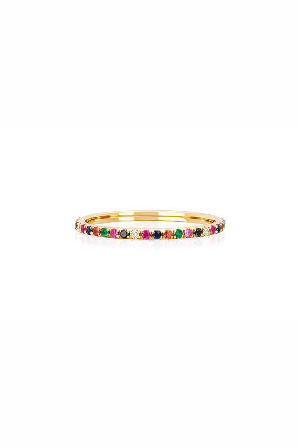 EF Collection Diamond Rainbow Eternity Band EF Collection Diamond Rainbow Eternity Band