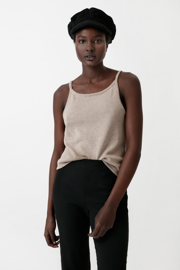 Osei-Duro Mallam Racer Tank - Oatmeal Osei-Duro Mallam Racer Tank - Oatmeal